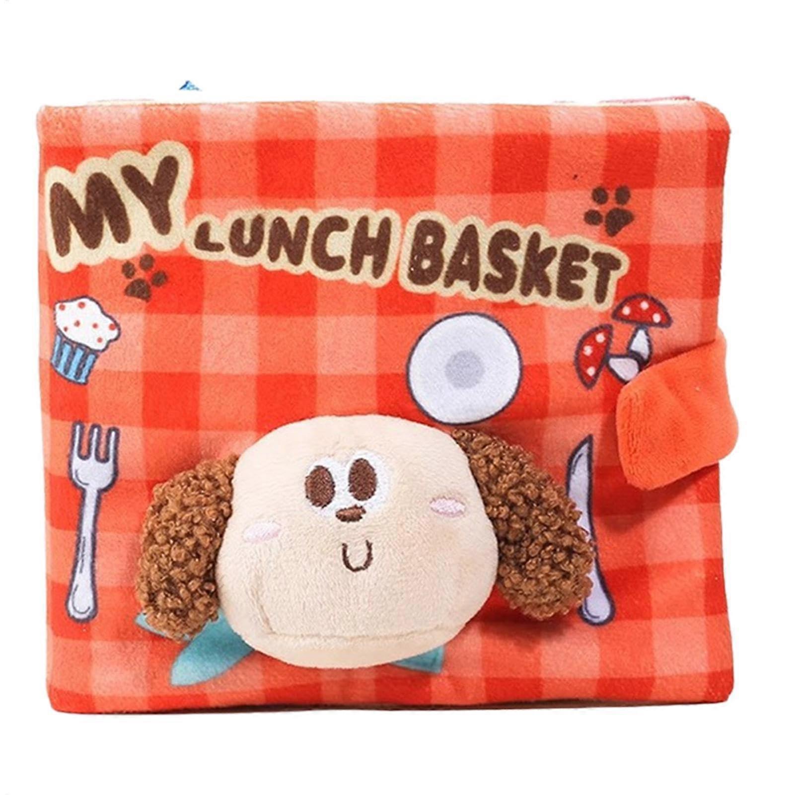 Dog Squeaky Toy for Puppies – Durable Chew Book Design, Interactive Teething Toy for Small and Medium Dogs