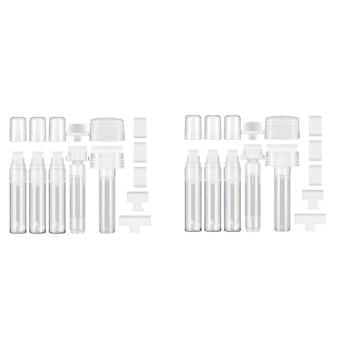 5 Pack Graffiti Markers Refillable Paint Markers Touch Up Paint Pen for with 5 Replacement Tips