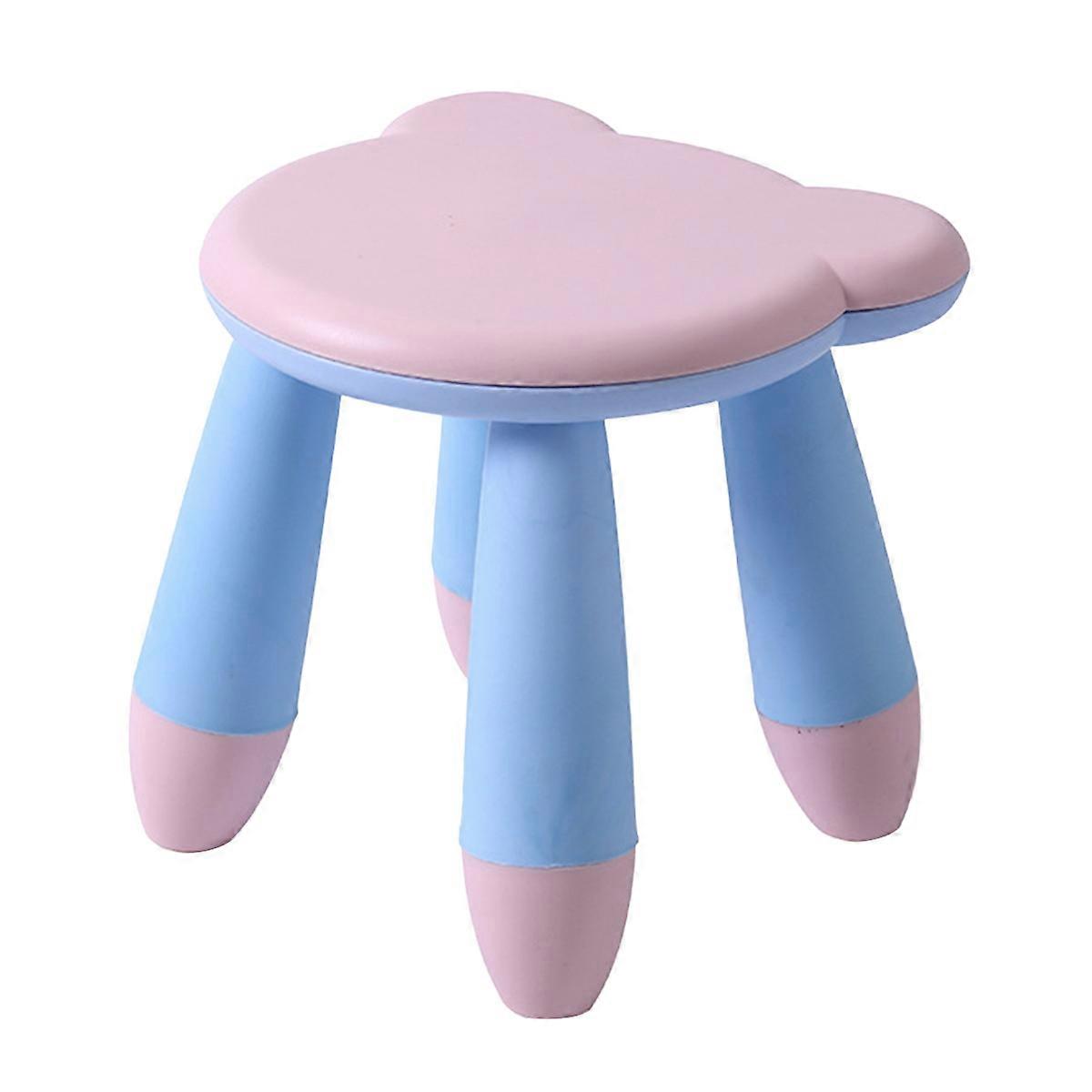 Children Step Stool Non-Slip Stool For Shoe Changing Designed For Kids 27X26X25.5CM 1Pcs