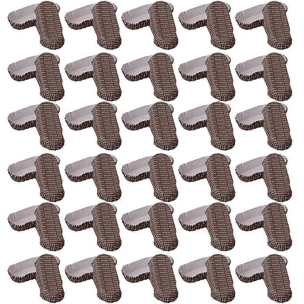 Coffee Paper Hot Dog for Cake Baking Cups with 100pcs