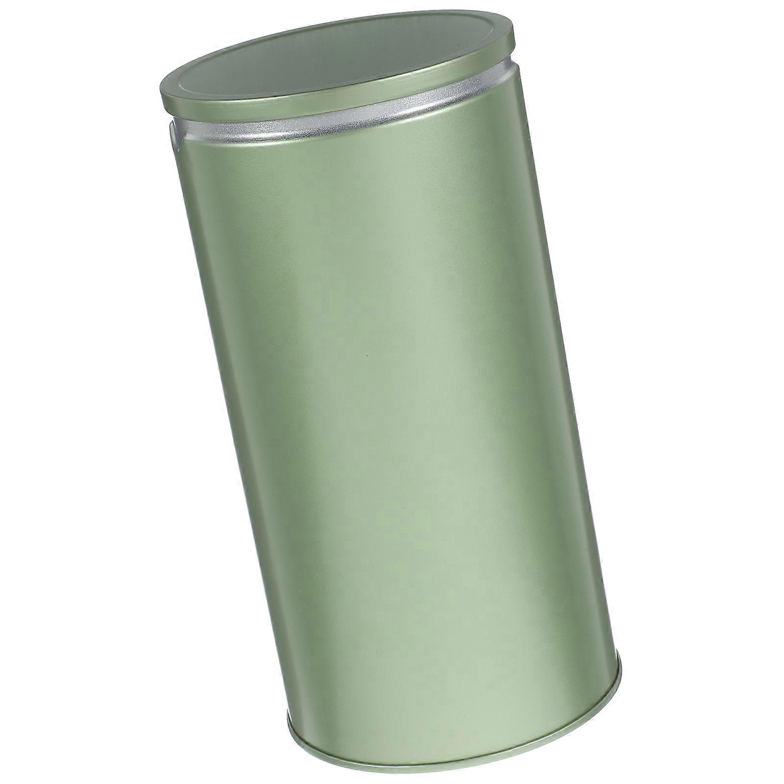 Tea Storage Can 2Pcs For General Users In Olive Green Color With Sealing Function Perfect For Holiday Celebrations
