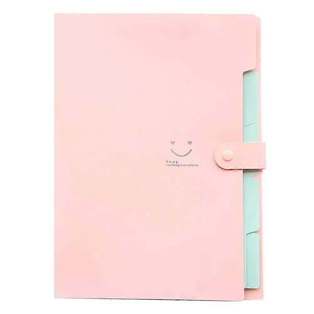 Accordion File Folder Expandable File Folder Paper Document Organizer Folder for School Office for Home Office (Color: D)