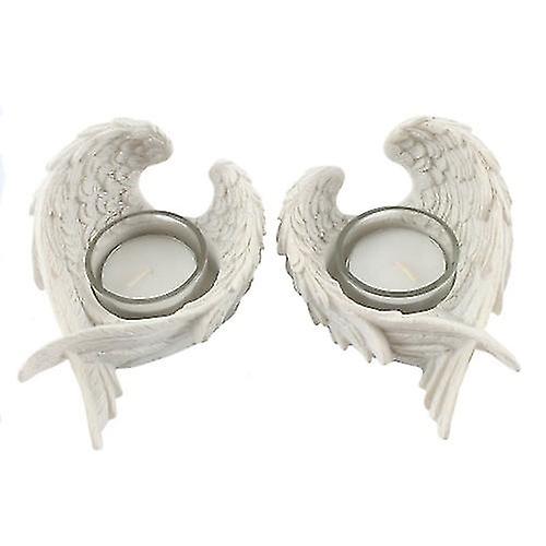 Something Different Angel Wings Tea Light Holder (Pack of 2)