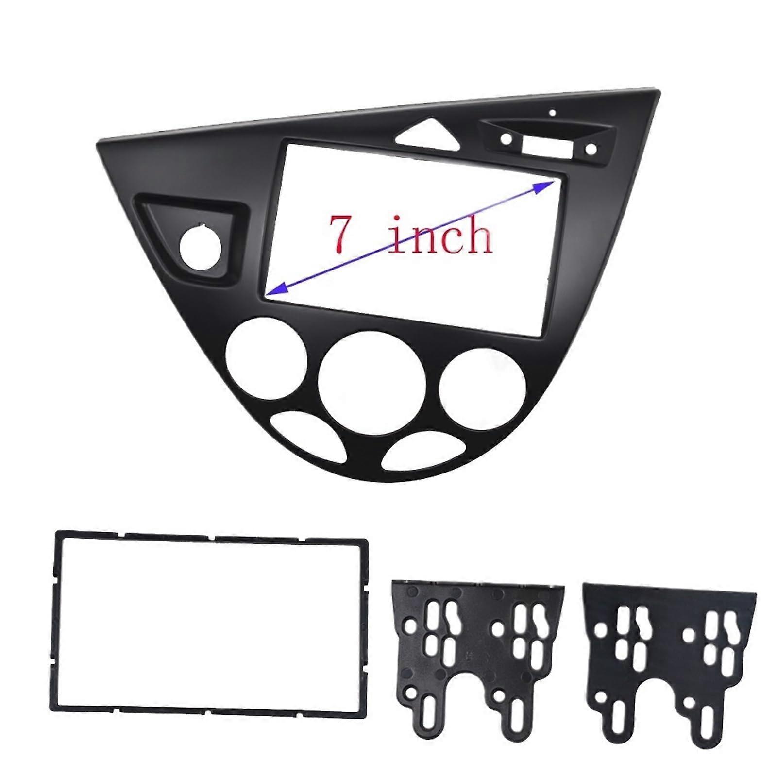 Compatible with 1998–2005 Ford Focus 7Inch Android Stereo, Navigation Frame (Black)