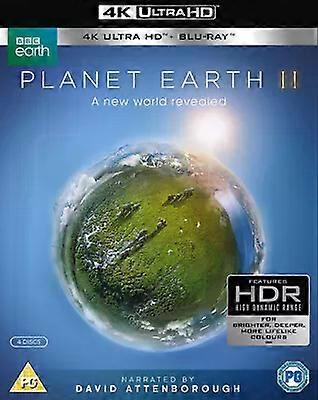 Planet Earth II Blu-Ray (2017) David Attenborough cert PG 4 discs