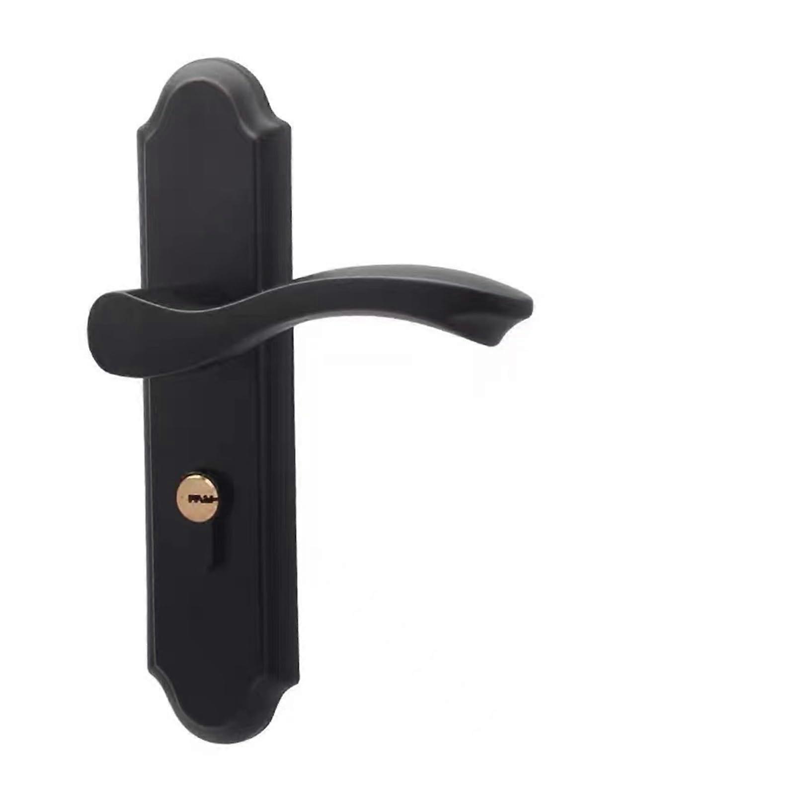 Stainless Steel Door Lock Thickened Wooden Door Simple Handle Lock (Type C 155mm)