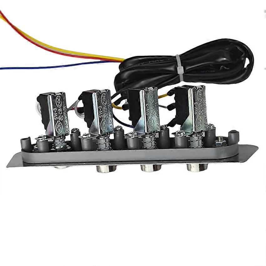 Push Button Switch Control Panel Trapezoidal 4-key Switch Accessories for Commercial Hotel Kitchen Catering Range Hood