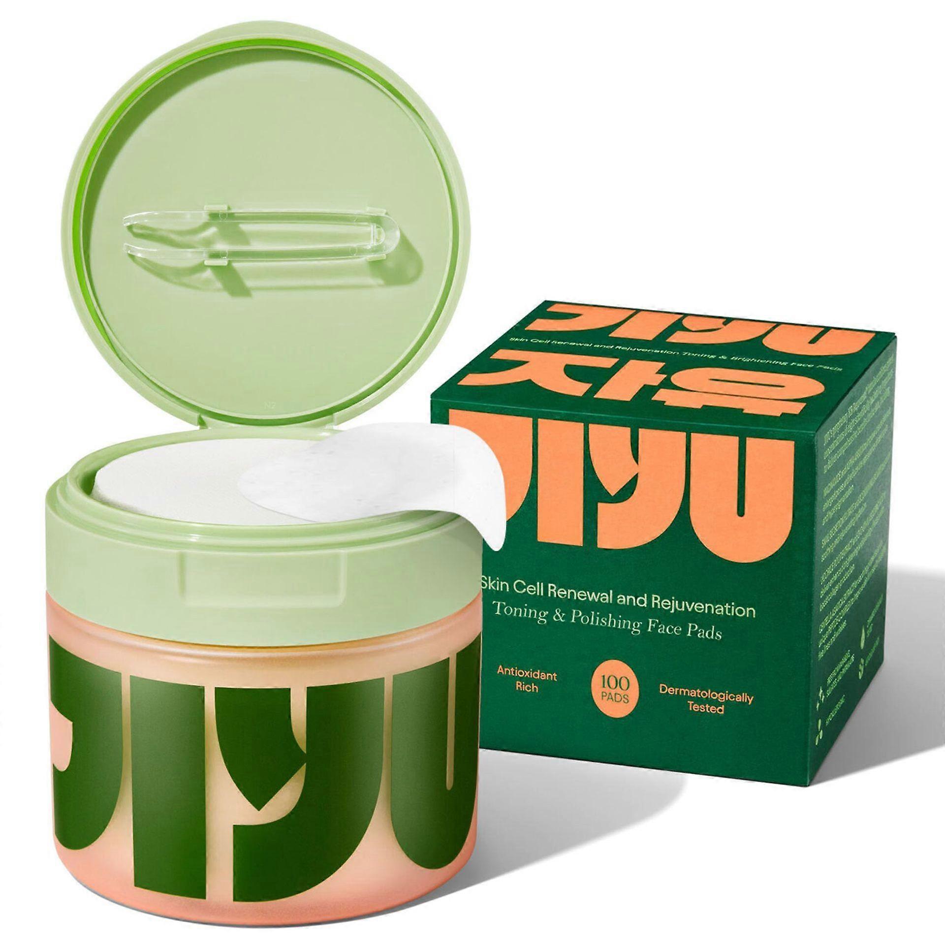 Toning Polish Pads - Hudpleje til mørke pletter, rynker og kedelig hud - Fugtgivende ansigtsbehandling med sneglemucin, niacinamid, peptider og centella - 1