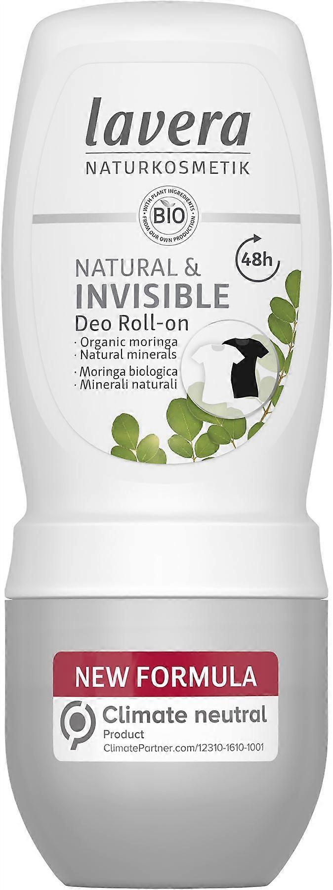 Lavera Natural & Invisible Deodorant Roll On 50ml - 4 Pack