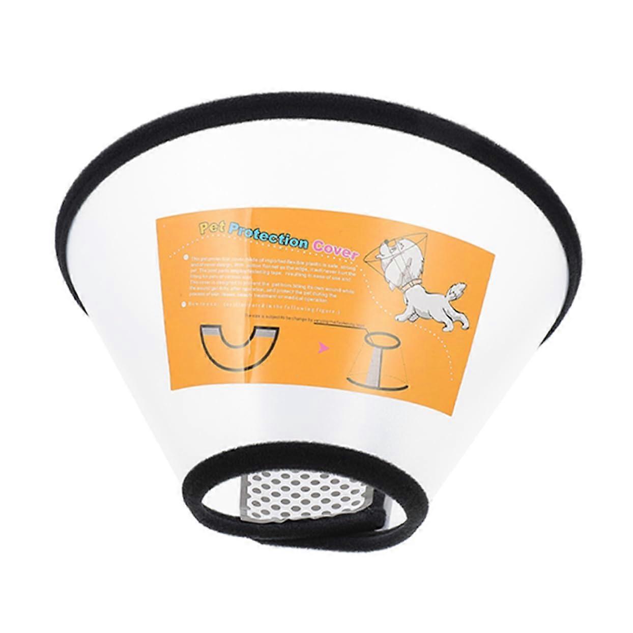 Soft Adjustable Cat Collar Protective Cone for Cats Dogs Comfortable Neck Cover Prevents Biting Stylish Design for Flexible Sizing for Ref: 1384