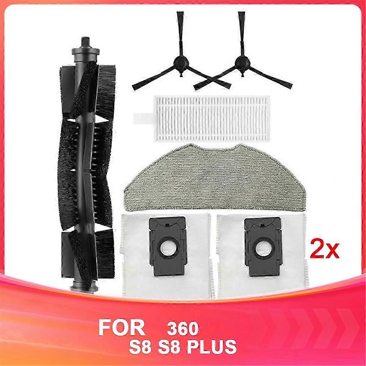 Suitable for Qihoo 360 S8 S8 PLUS Sweeping Robot Accessories Replacement Kit Sweeping Robot Consumables