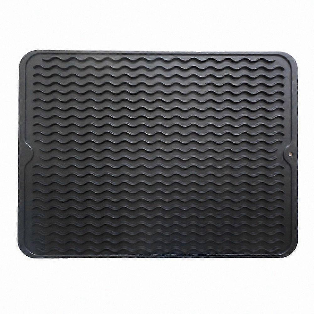Kitchen Drying Mat, Flexible Silicone Surface, Resists Heat and Stains