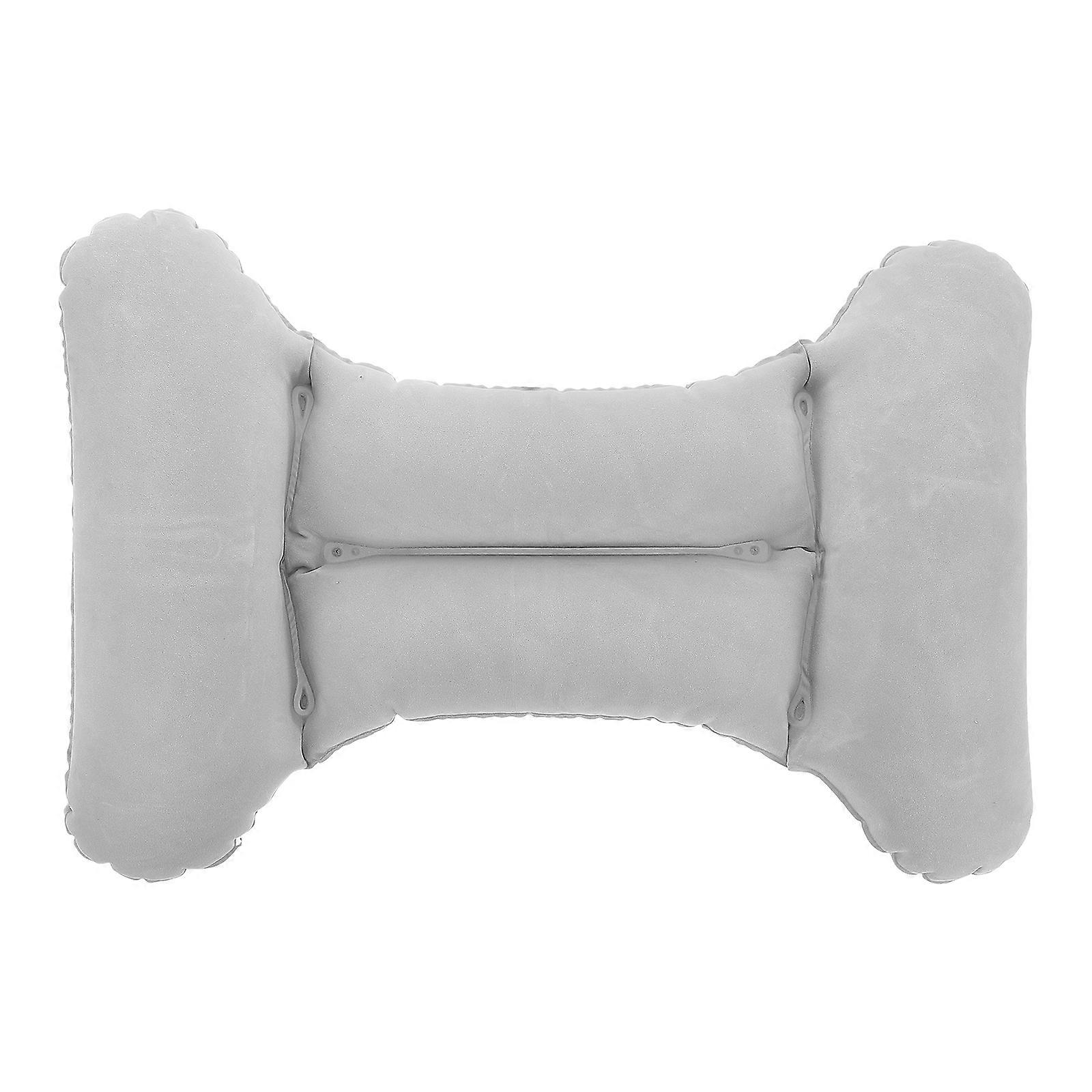 Automatic Inflatable Lumbar Support Pillow for Travel Portable Airplane Cushion