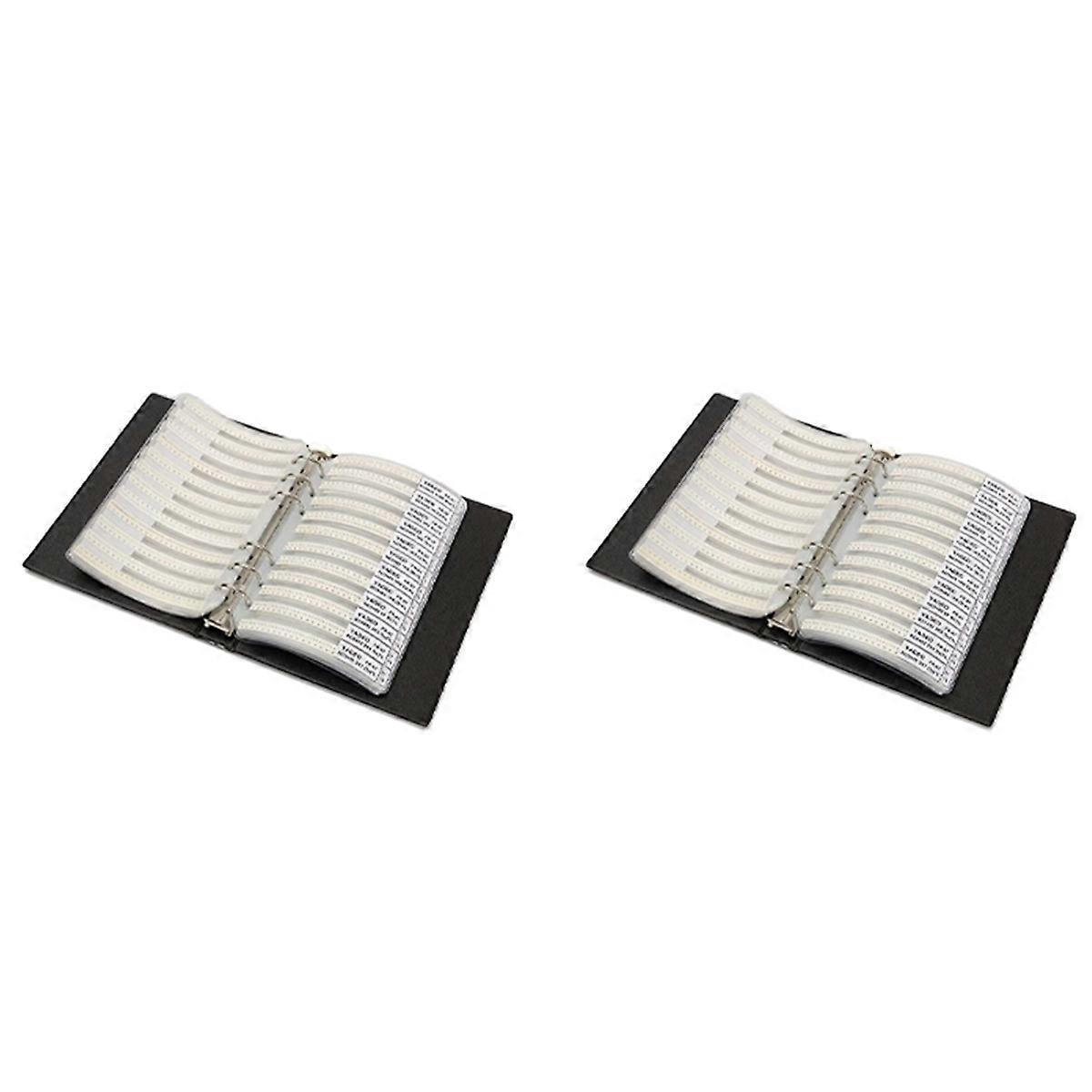 2X 8500PCS 0402 SMD Resistor Sample Book 1% Resistor Kit