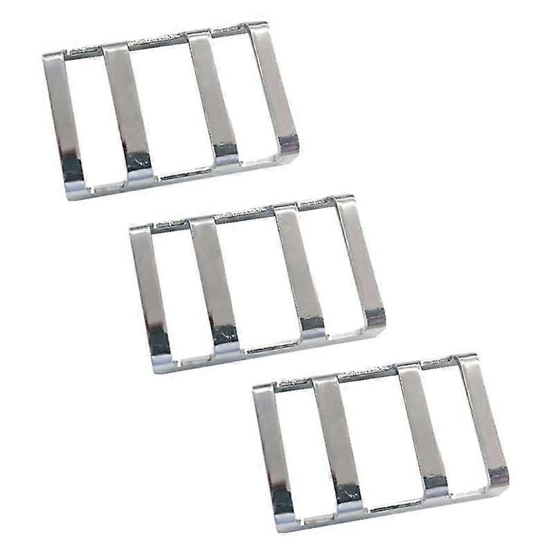 Swimming Pool Mesh Enclosure Stainless Steel Bar Buckle Swimming Pool Safety Cover Fixed Buckle 3pcs/Pack