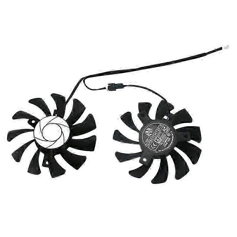 Dual fan cooler for GTX1050Ti 75mm 2pin GPU cooling HA8010H12F-Z