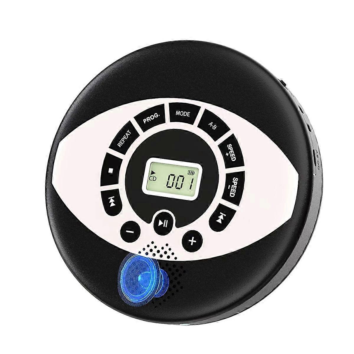Cd Player with Speaker USB Anti-Skip Earbuds Included