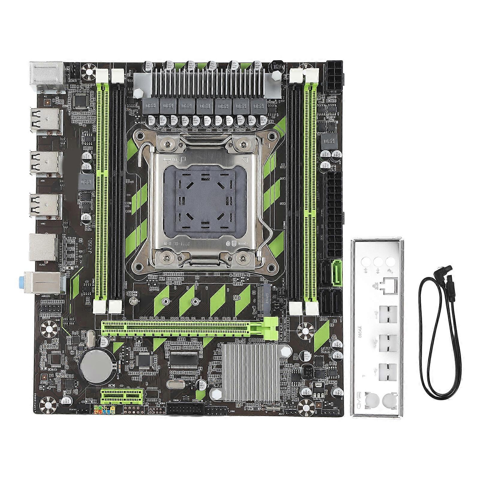 X79G Motherboard LGA 2011 DDR3 Memory M.2 SSD Interface 6xUSB2.0 Gigabit Network Card