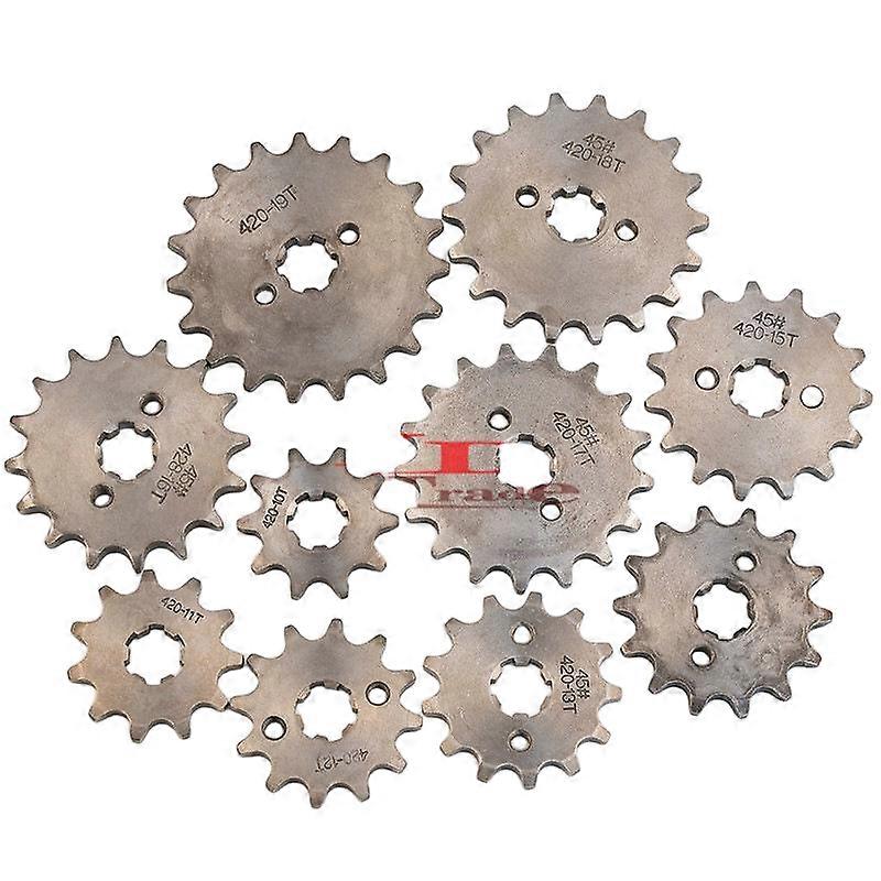 Engine sprockets, multiple specifications available, suitable for 420 - 10T to 19T, motorcycle accessories