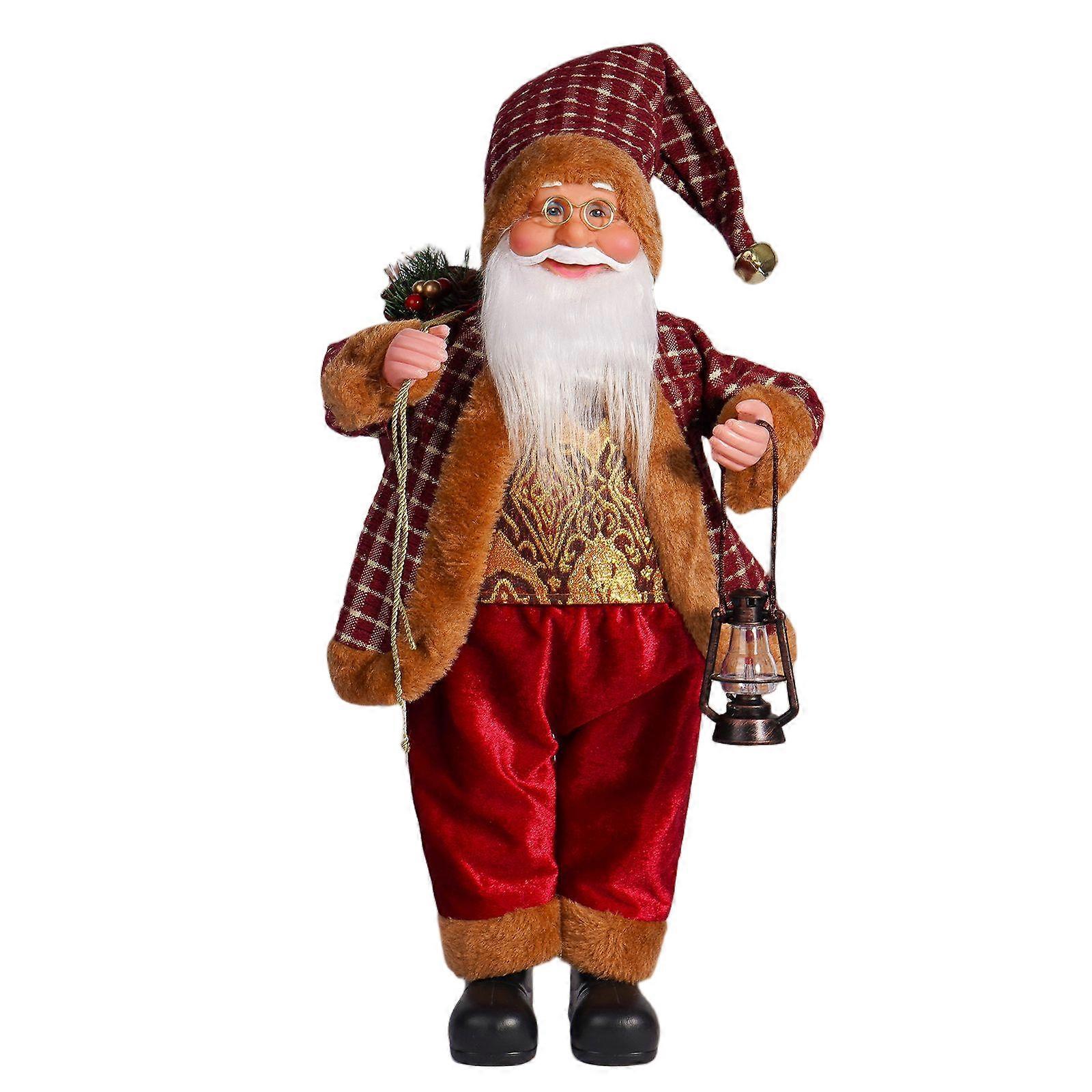 Santa Claus Plush Toy, 18 Inches, Multi-color Styles for Holidays