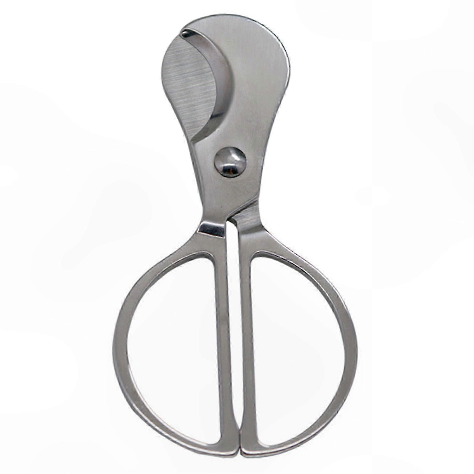 Ergonomic Ultra-Sharp Guillotine Scissors for Small Cigars and Large Medicinal Items