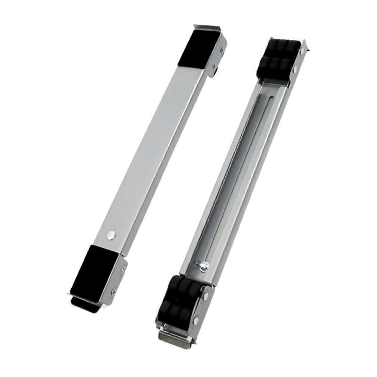 Adjustable Metal Appliance Sliders for Heavy Washing Machines and Refrigerators with Locking Wheels, Multi-Functional Trolley, Random Color