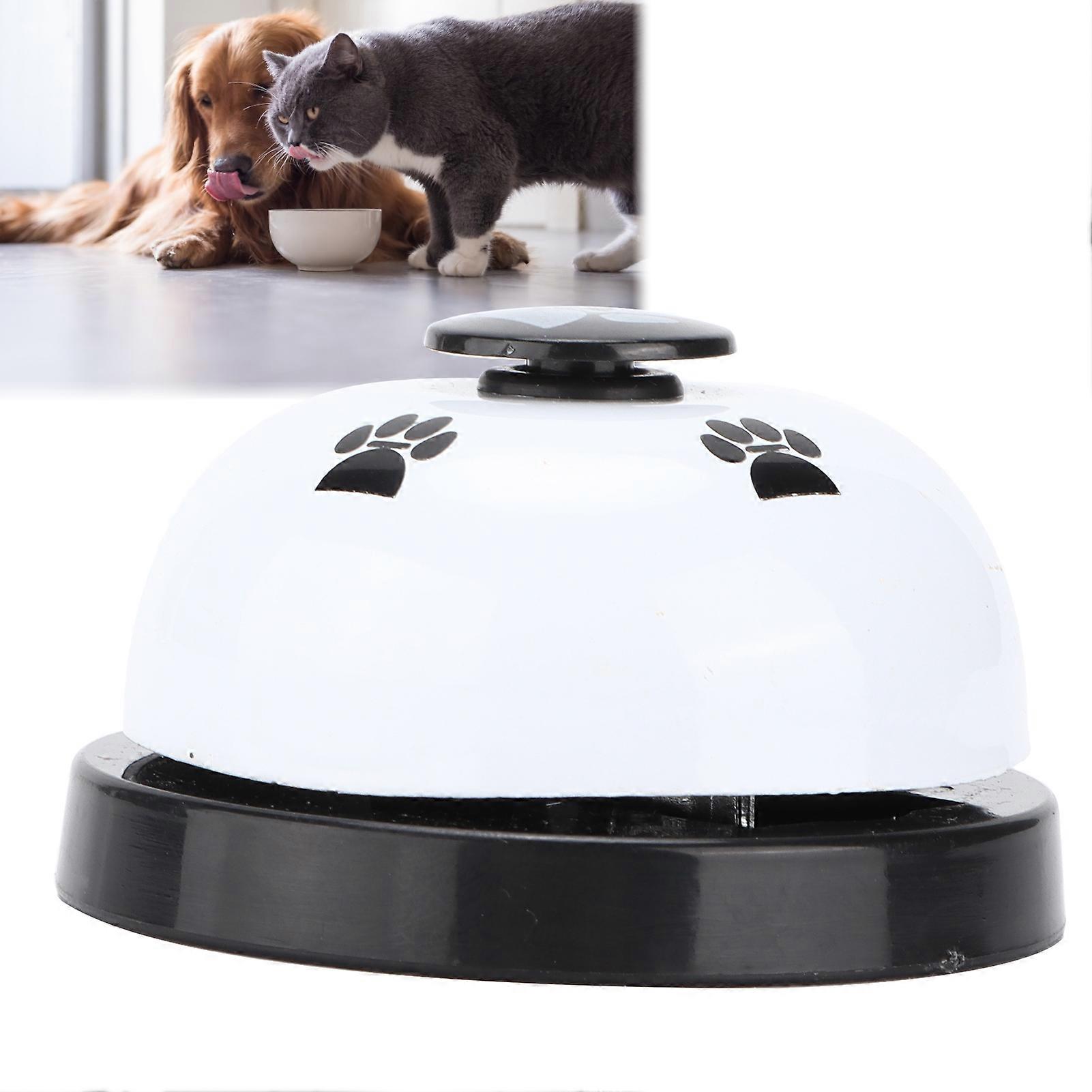 Pet Training Bell for Dogs & Cats, 7cm Plastic Metal, Black Base