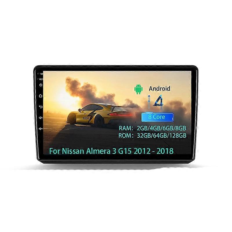 Android Carplay Auto For Nissan Almera 3 G15 2012-2018 Car Radio Multimedia Video Player Navigation