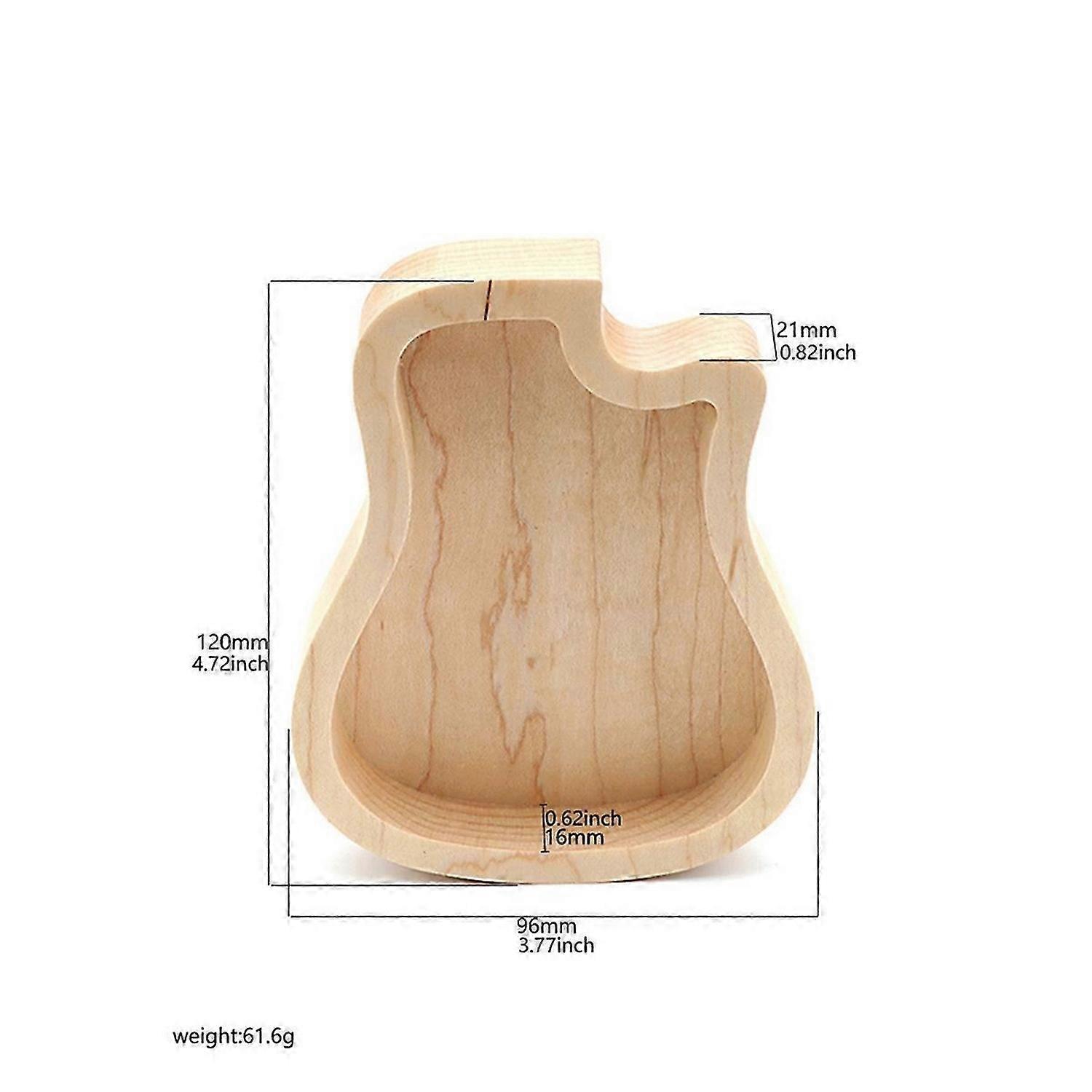 Guitar Shaped Guitar Pick Storage Plectrum Container