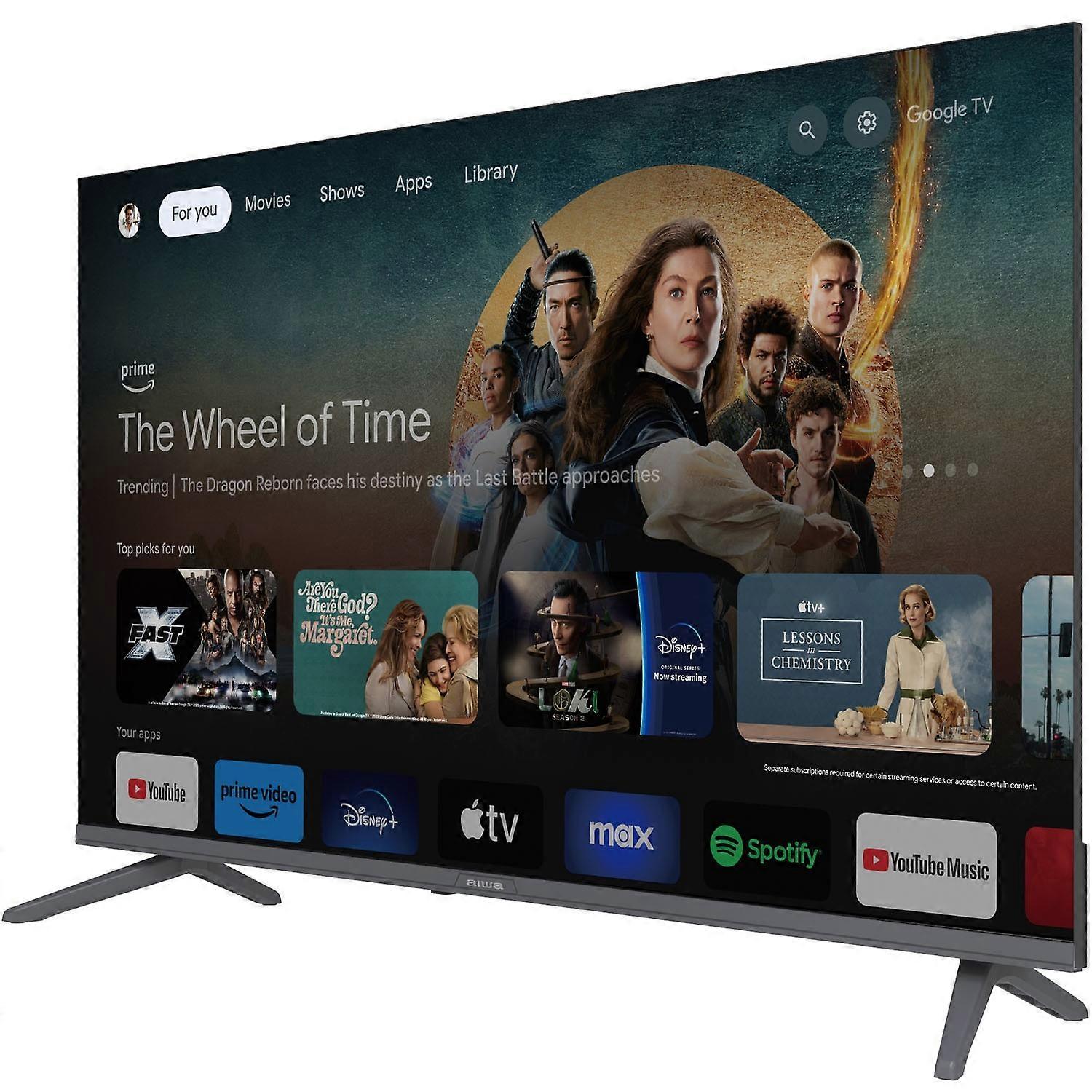 43" 4K Ultra HD Google TV with Chromecast