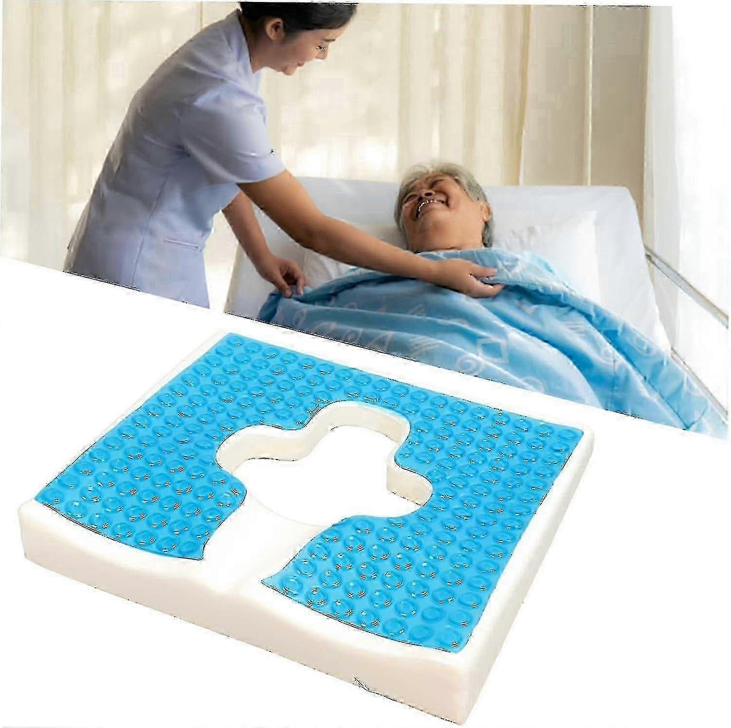 2025 Premium Anti-Decubitus Cushion - Bed Sore Relief with T-Shaped Opening & Triangular Slope Design
