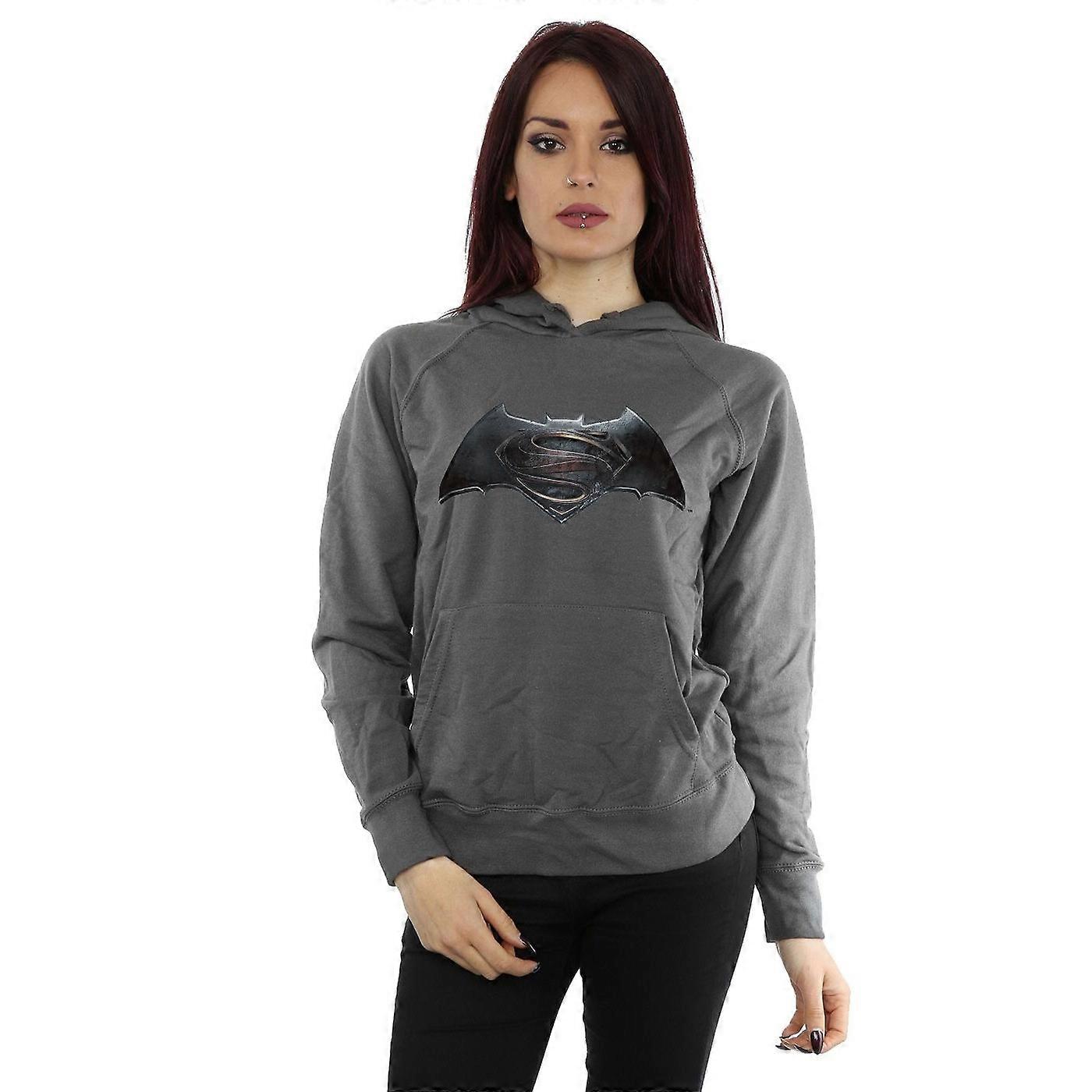 DC Comics Damen/Damen Batman v Superman Logo Kapuzenpullover