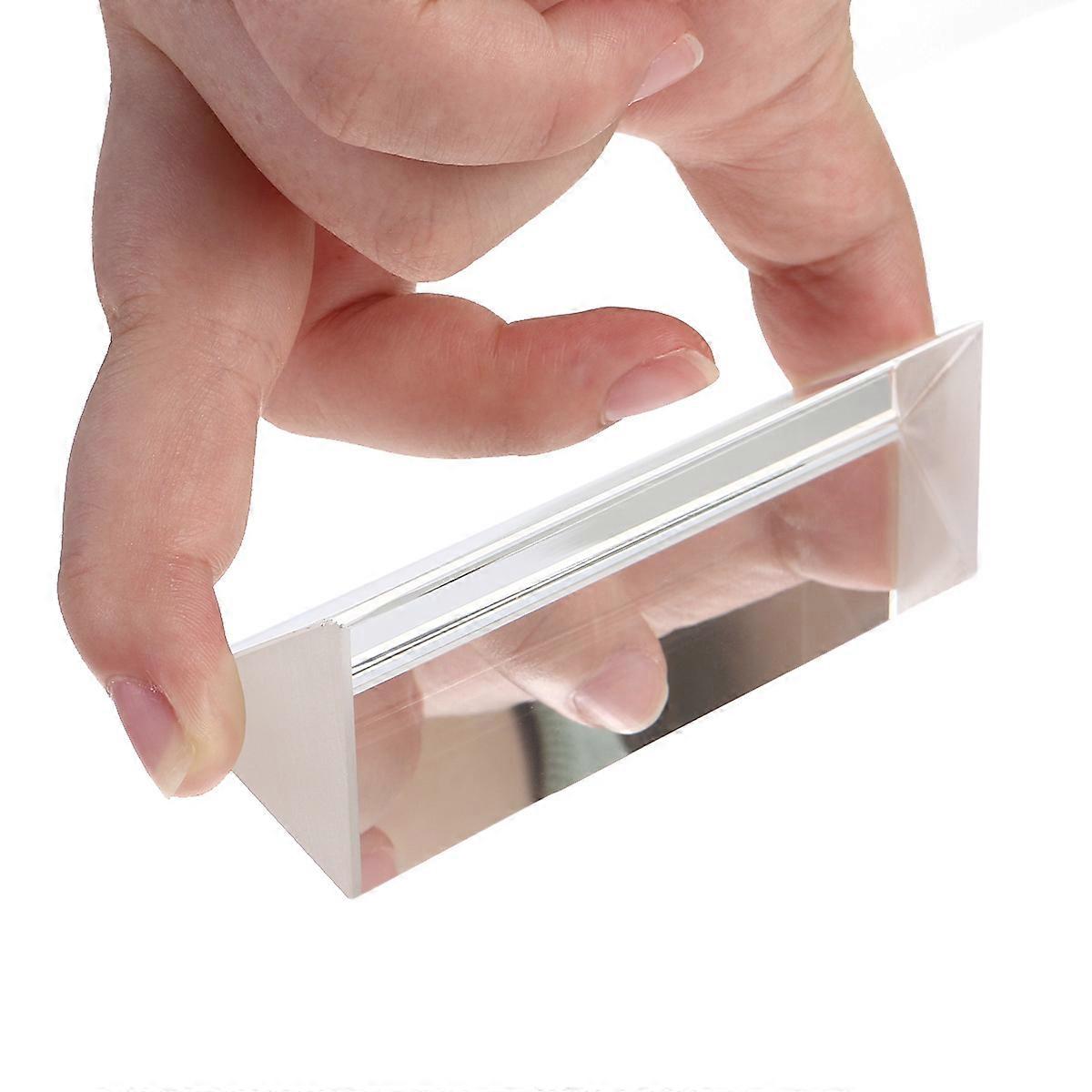 Glass Prism Triangular Optical for Physics Teaching
