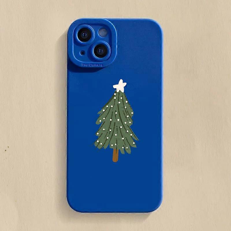 Christmas Tree Graphic Phone Case For iPhone 17 16 15 14 13 12 11 Pro Max 17 Air 16E XS X XR 7 8 Plus SE Shockproof Soft Cover
