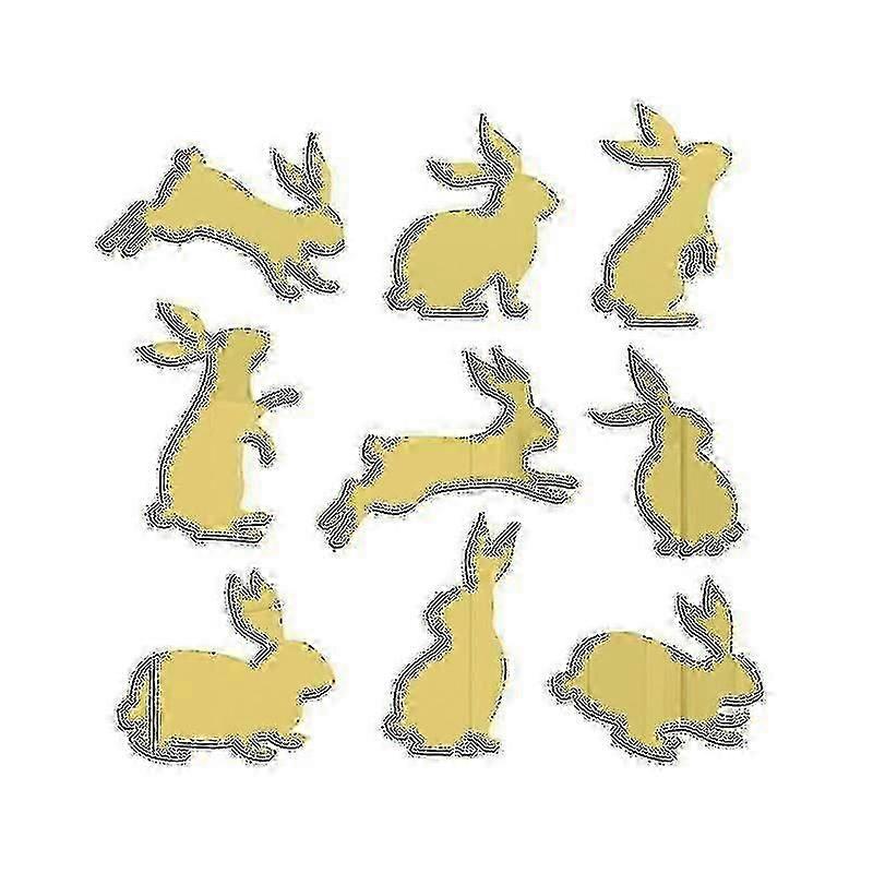 Easter Window Stickers For Easter Day Decorations,ornaments Easter Easter Bunny Mirror Stickers