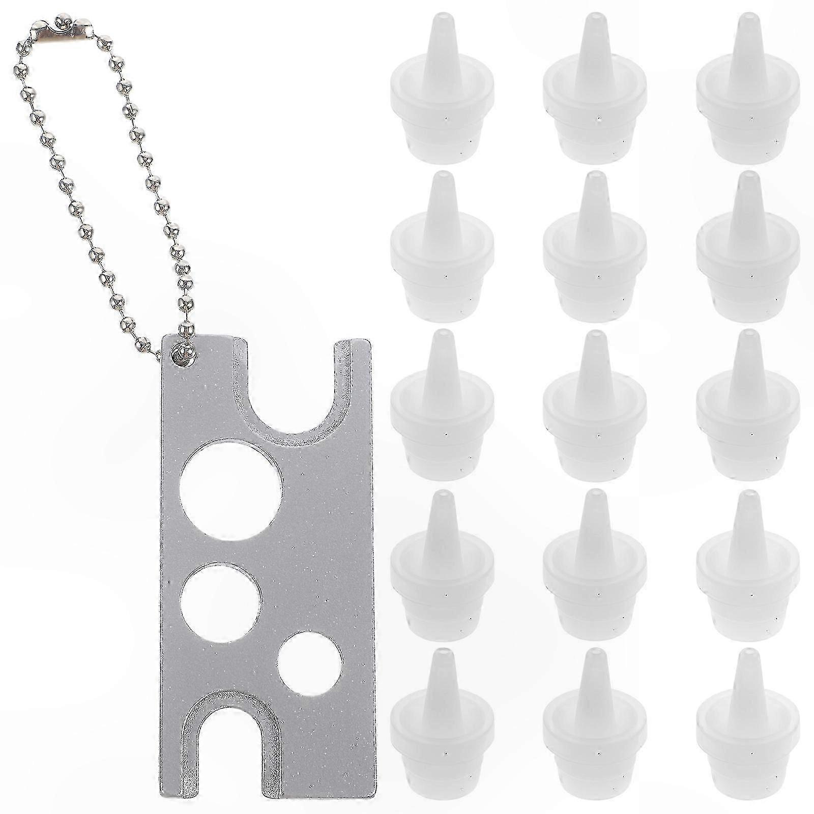 Eyelash Glue Bottle Opener & Stoppers Set, Lash Glue Plug Sealers