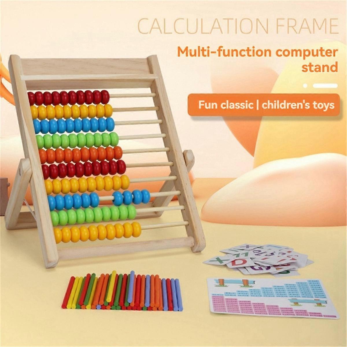Children'S Calculation Set the Grade Teaching Aids, Puzzle Toys D