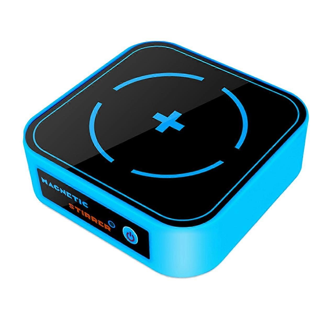 Magnetic Stirrer, Mini Magnetic Stir Plate With Stir Bars, Blue