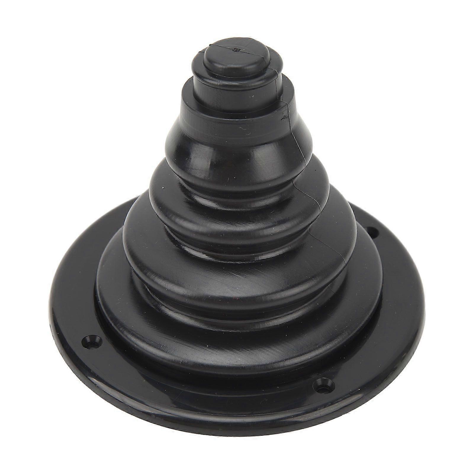 Rigging Cable Boot Boat 105mm Transom Steering Wires Holder Engine Rigging Cable Boot for RV Marine Yacht Black