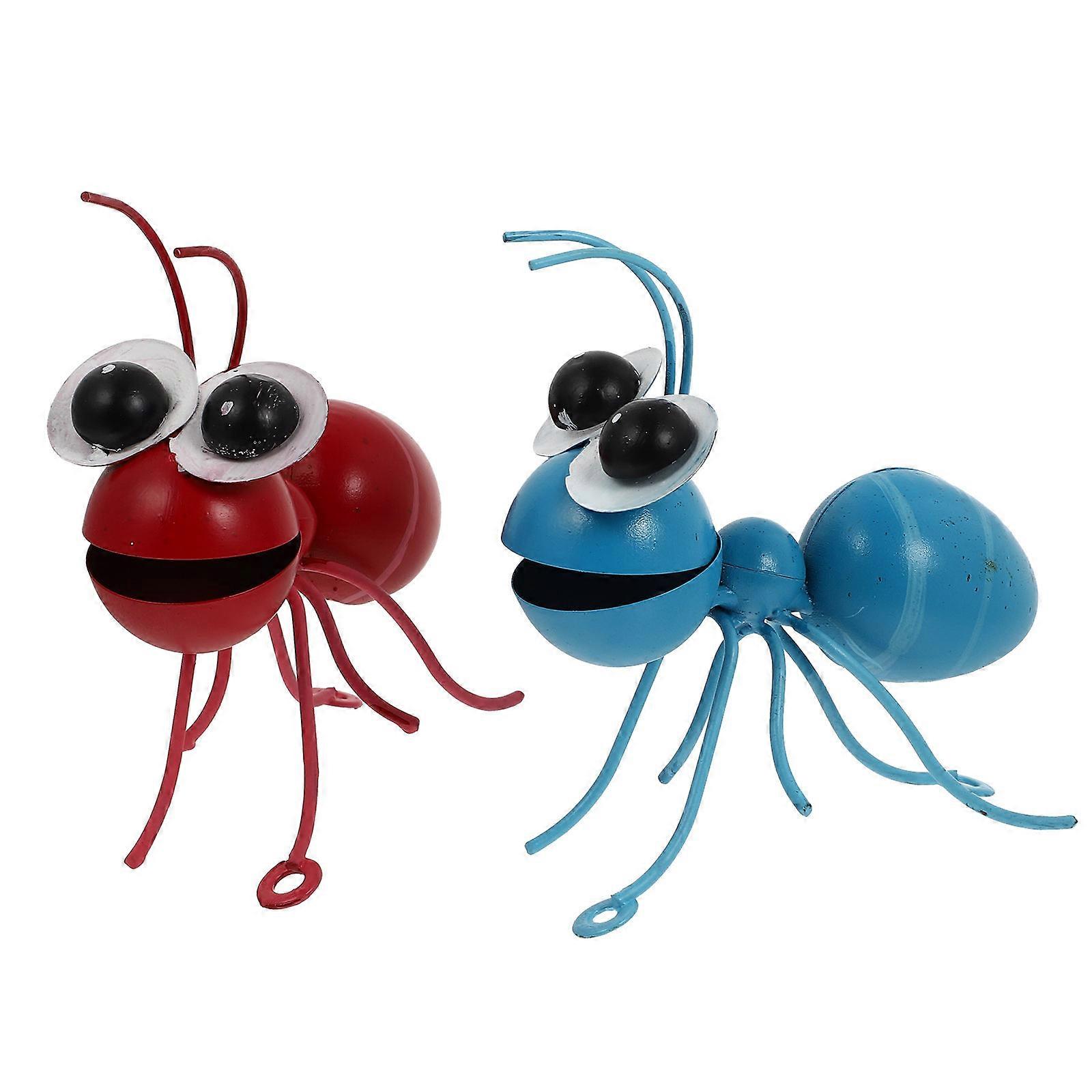 Ant Ornament Iron Hanging Decor for 4Pcs Creative Tabletop Use