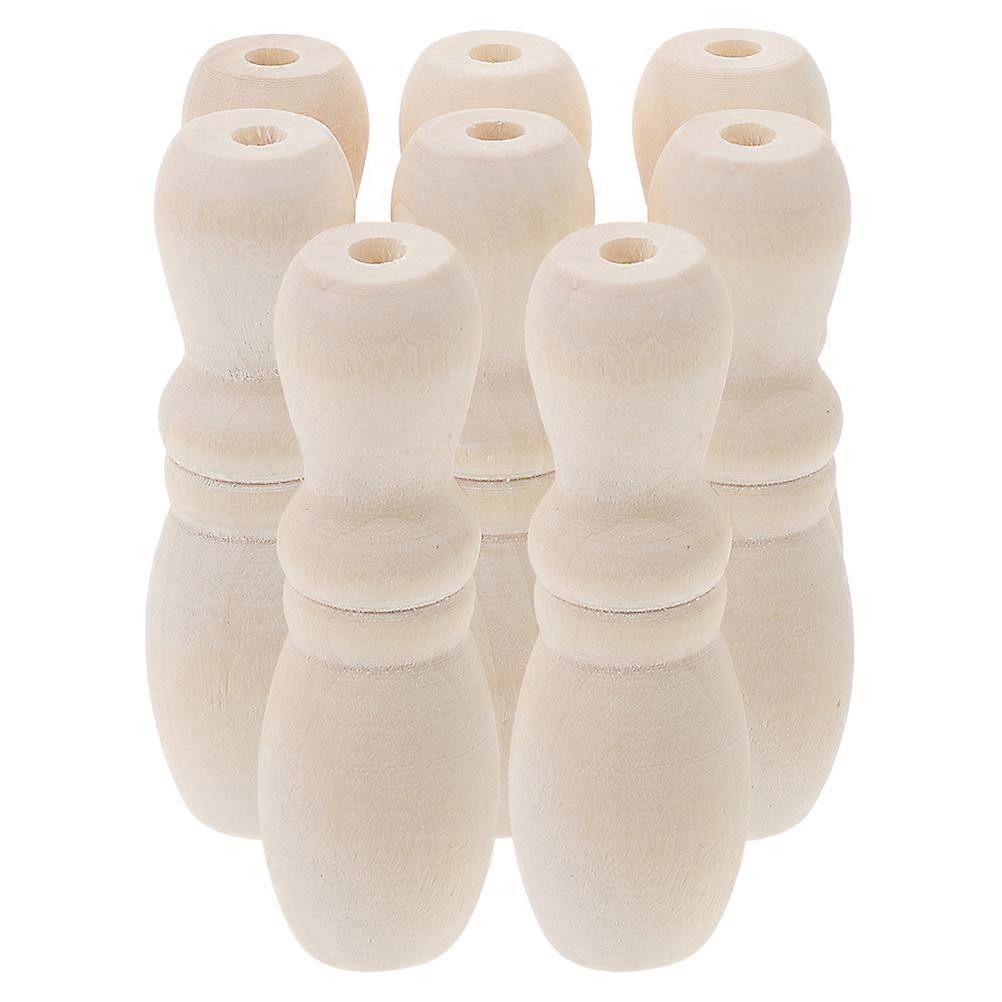 Curtain Cord Pulls Wooden Blind Pull Cord Knobs Beige for Window Blinds 16Pcs