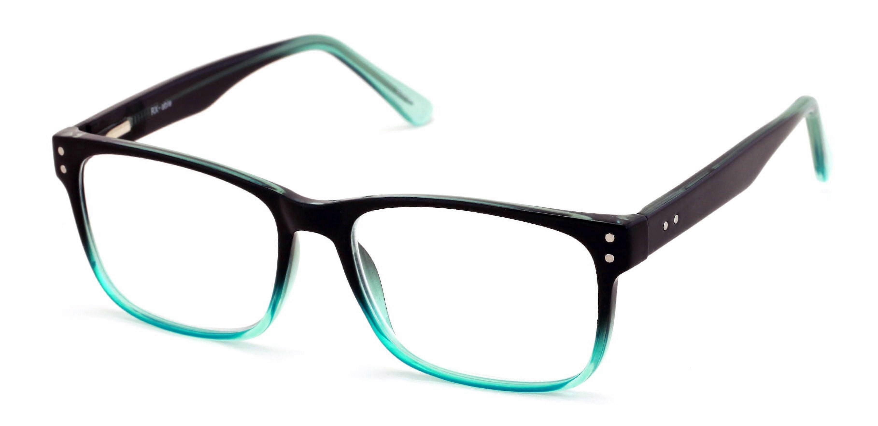 Large Men Premium Rectangular Reading Glasses Optical Frame Reader Spring Hinge +3.50