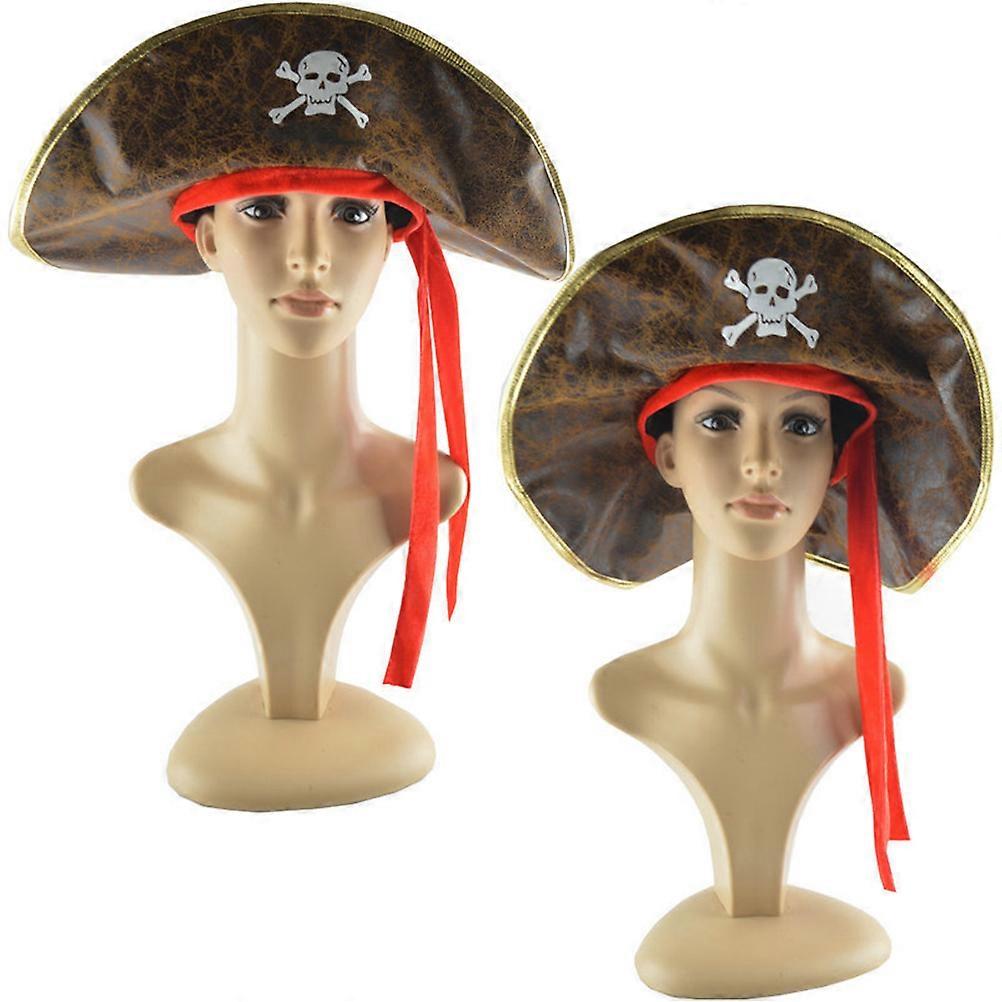 Pirate Wig Set Halloween Party Cosplay Accessory with Dreadlocks 2Pcs