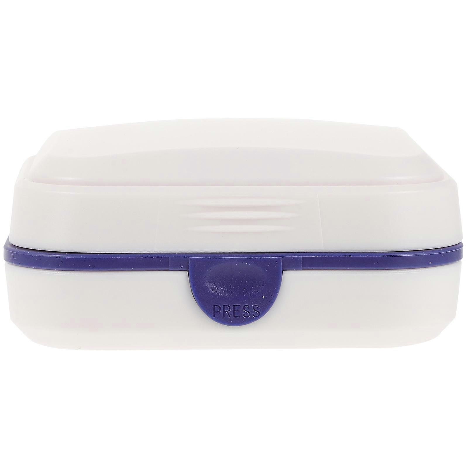 Portable Hearing Aid Case Small Hard Box for Hearing Aid Storage 4Pcs