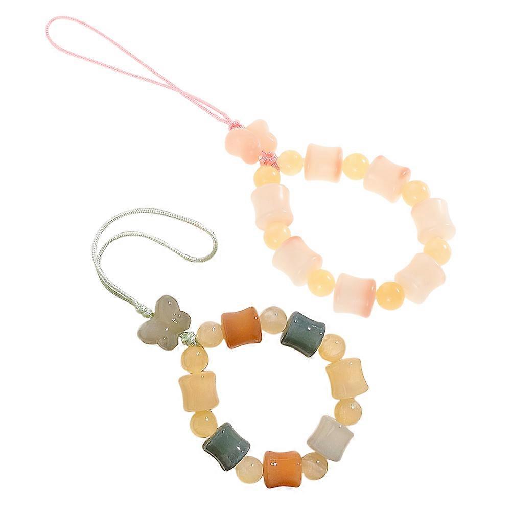 Elegant Beaded Mobile Phone Chain 10 Pcs Security Strap For Cellphones And Car Keys Featuring Durable Craftsmanship