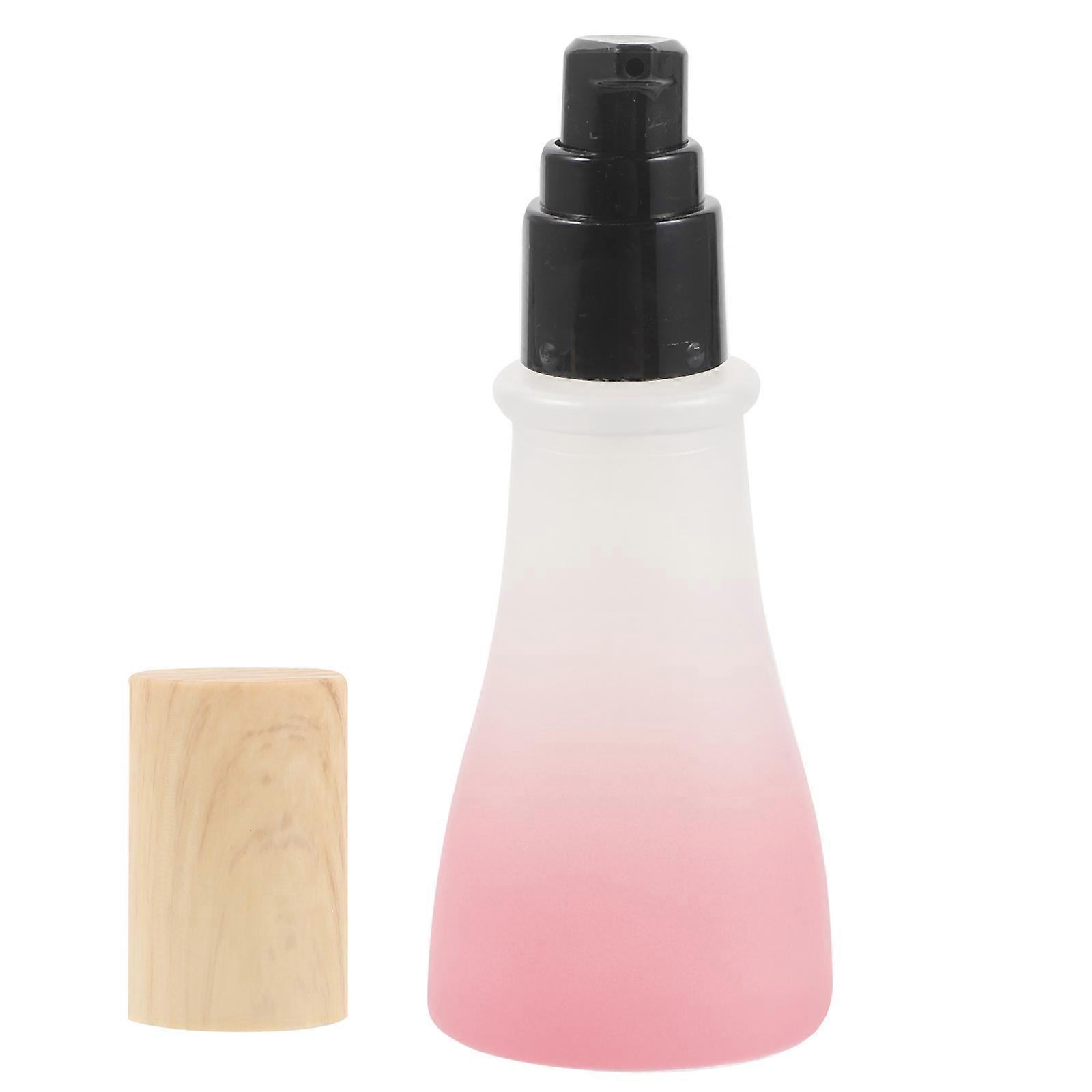 Glass Lotion Jar Cosmetic Container for Storage Use 2Pcs Refillable Cream