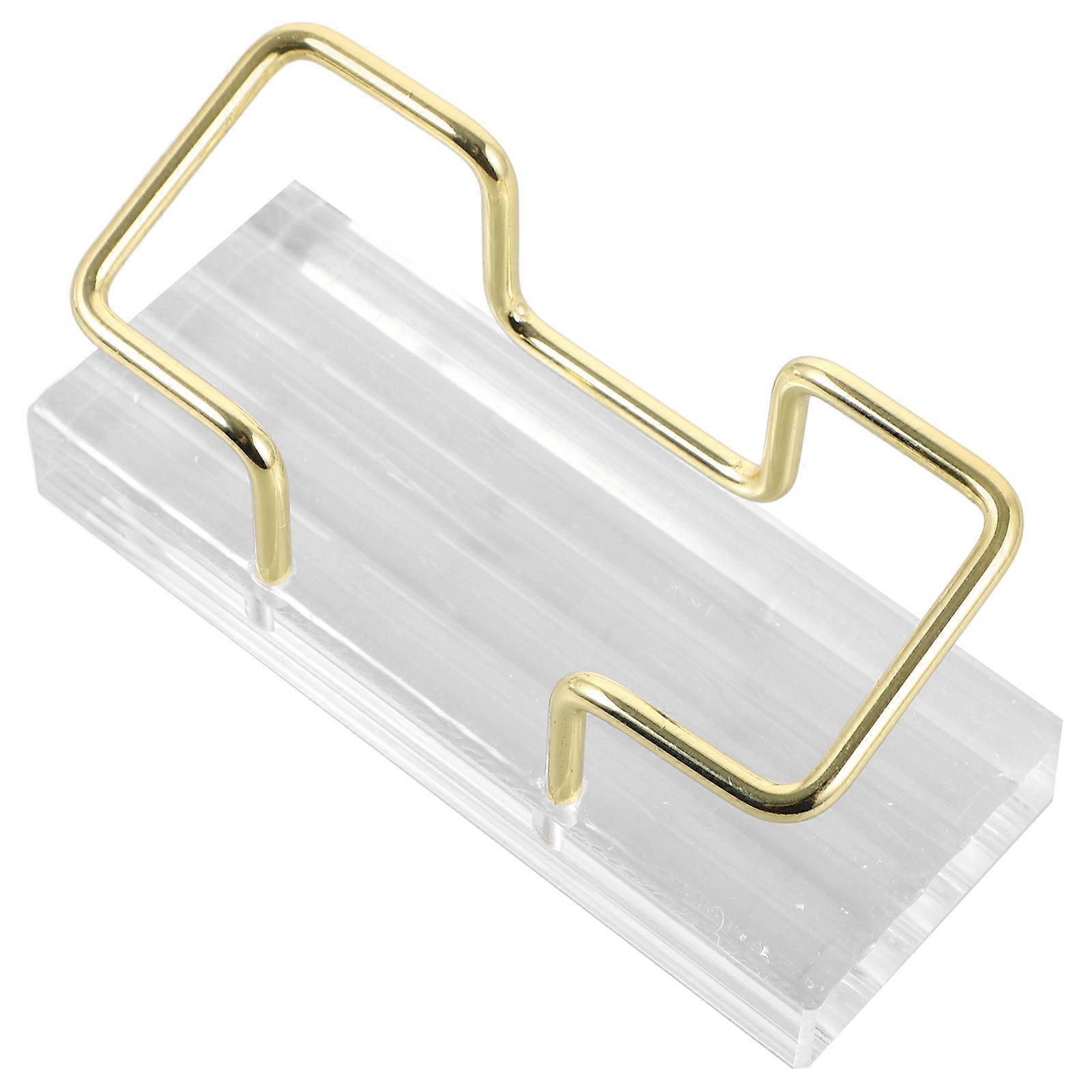 Transparent Business Card Display Stand 4Pcs For Exhibitions And Conferences Integrated Design