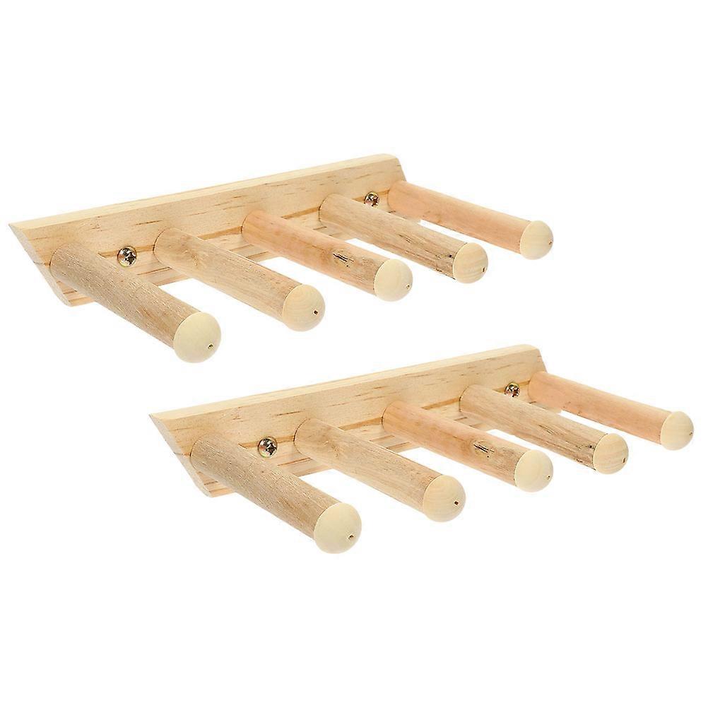 Wooden Cat Climbing Ladder Household Cat Wall Shelf for Pet Use 4Pcs