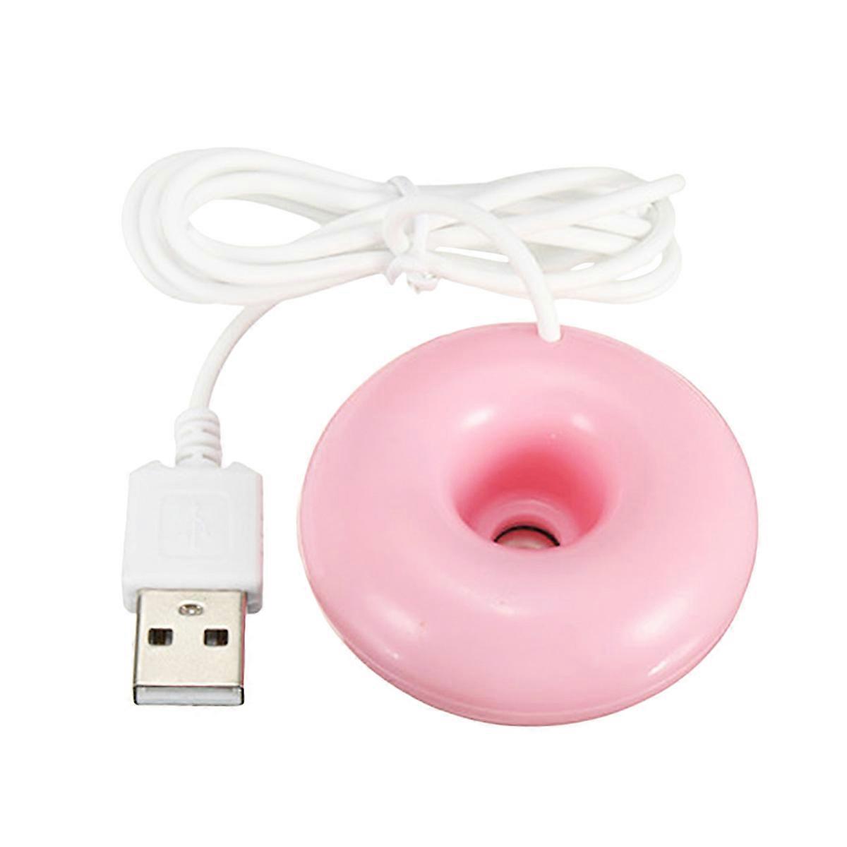 Float Water Humidifier Donuts Humidifier for Cooling Air 2Pcs Pink