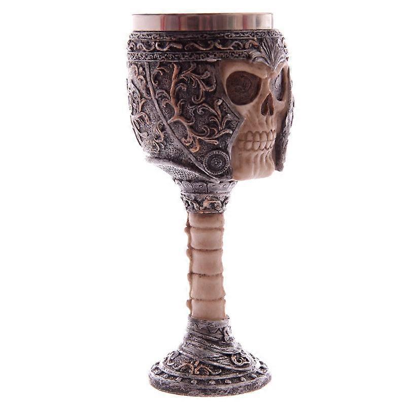 Gothic Skull Warrior Goblet for drinks and decor